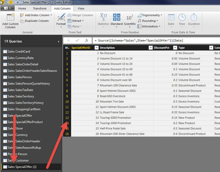 duplicate table